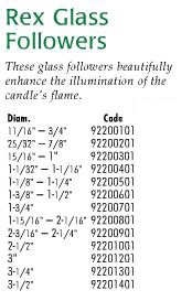 Cathedral Brand Cathedral Rex Glass Followers - Starting at Size & Fit Guide 