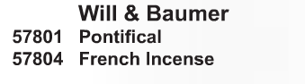 Will & Baumer Incense - Starting at Size & Fit Guide 